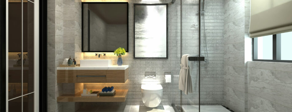 Large and Small Tiles for the Bathroom