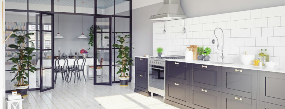 Interior Glass Doors for Light and Flow