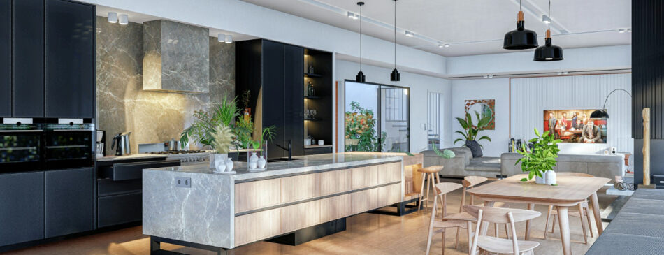 Refreshing Kitchen Design with Paint and Finishes