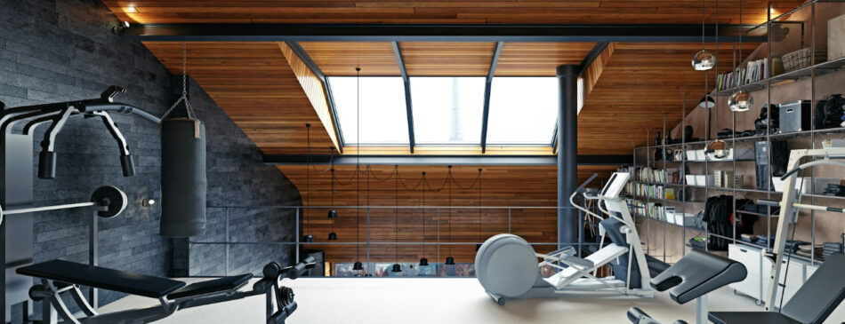 Transforming an Attic into a Home Gym